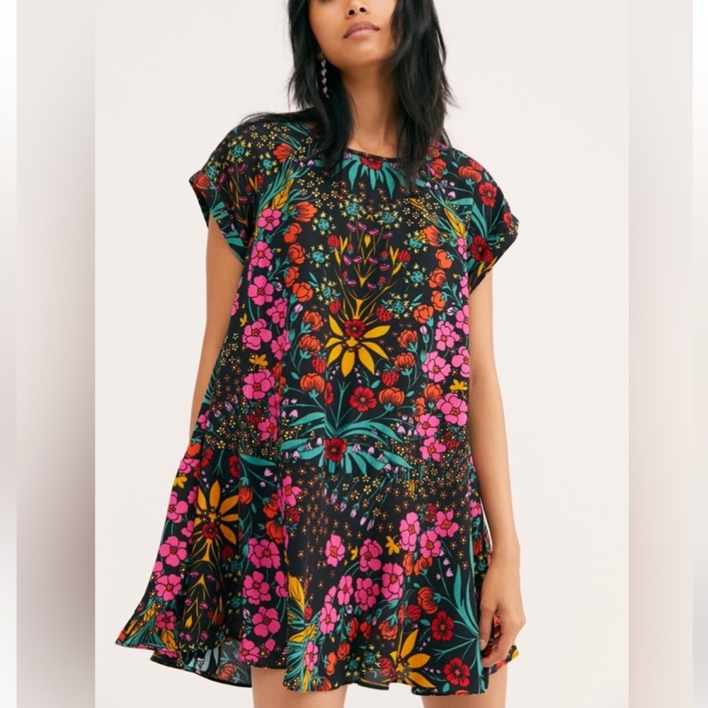 Free People Strawberry Fields Mini Dress